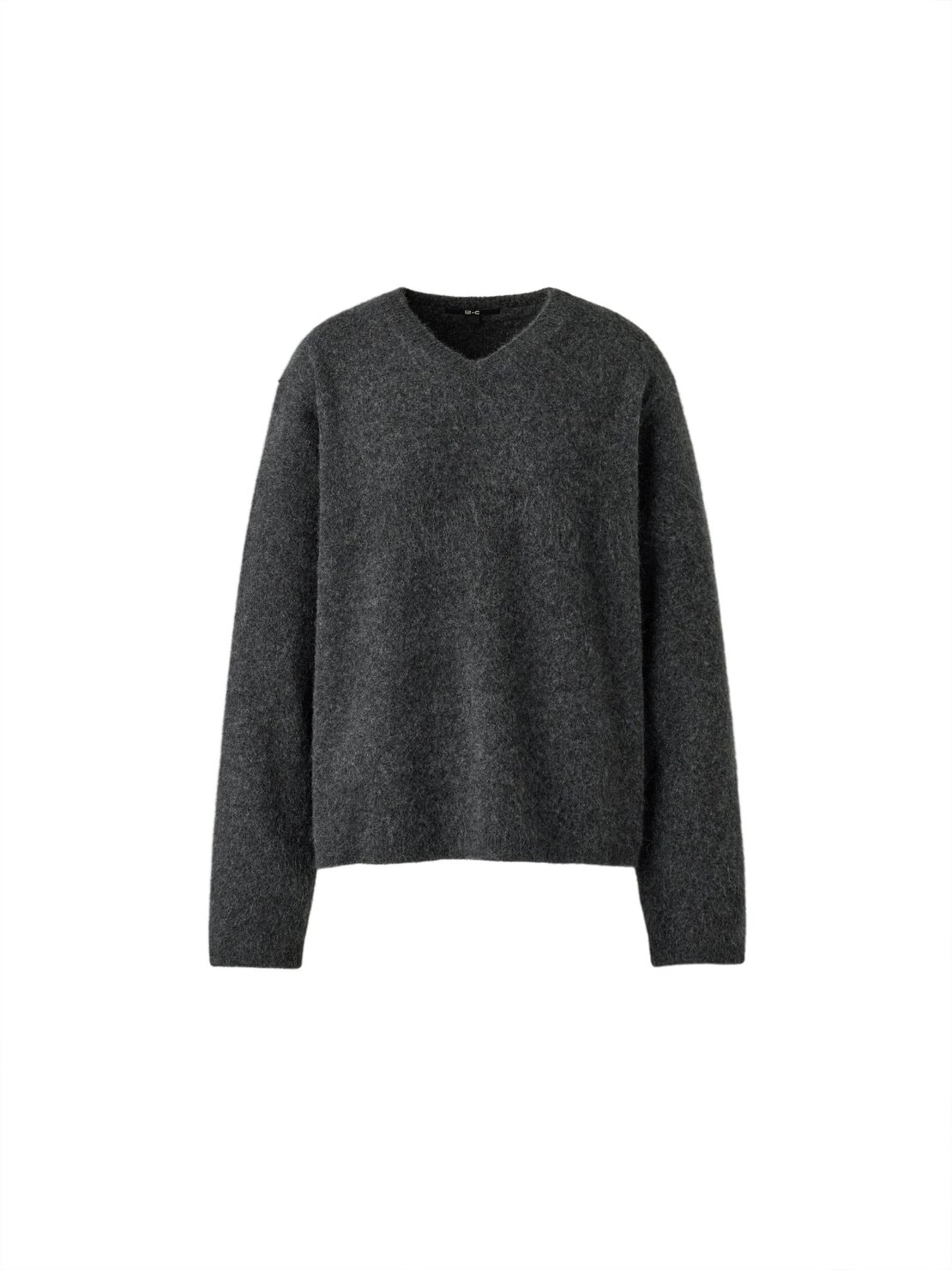 フラッフィカシミヤリラックスVネックセーター ¥12,990