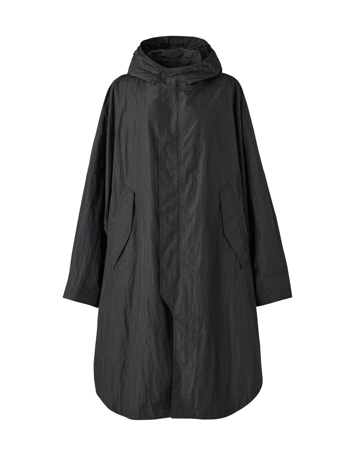 フーデッドロングコート ¥9,990