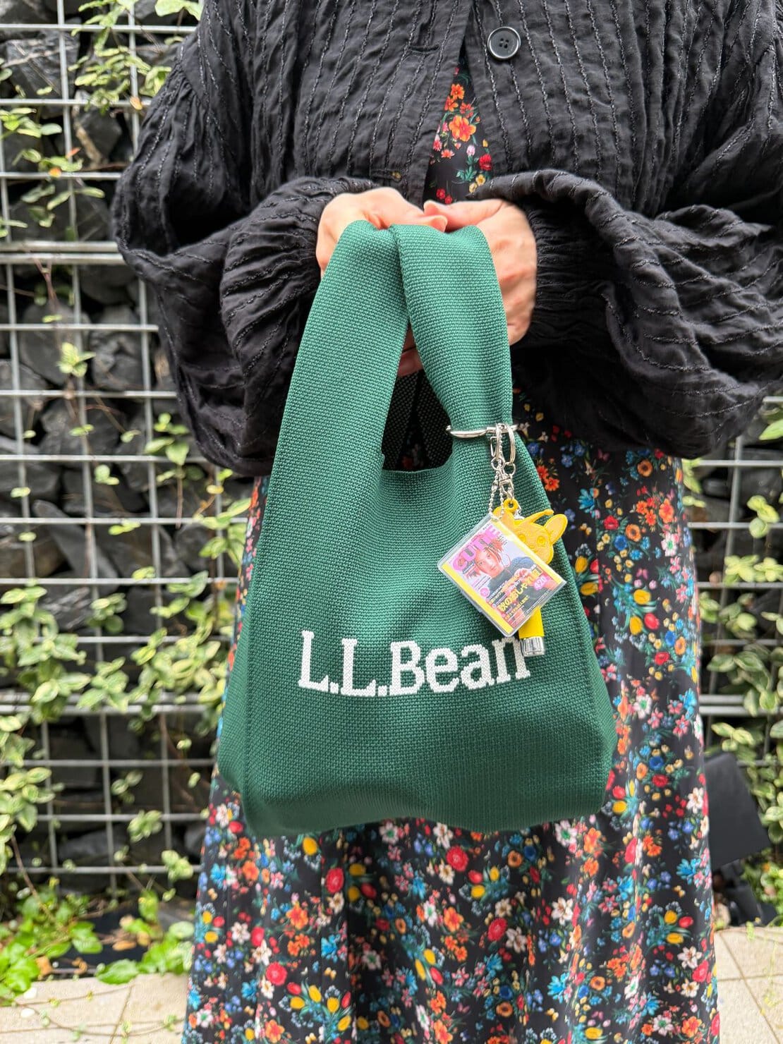 リンネル11月号付録L.L.Beanのバッグにキーホルダーをつけてアレンジ