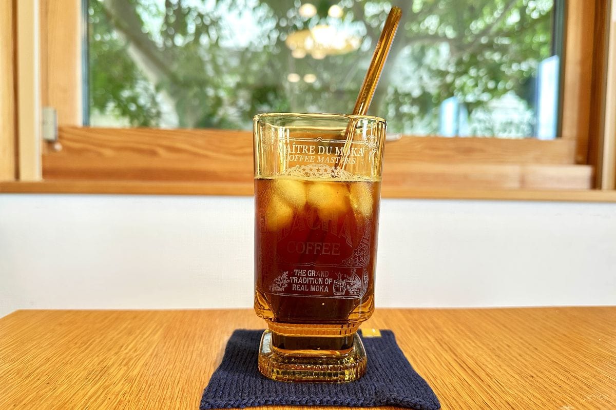 バシャコーヒー カフェインレス「バラカ デカフェ コーヒー」をアイスコーヒーに