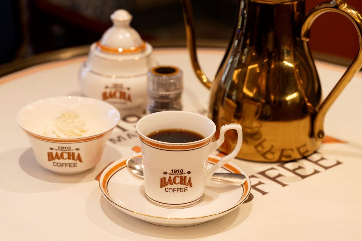 バシャコーヒー銀座店コーヒールームのホットコーヒー コスタリカ、ナランホ