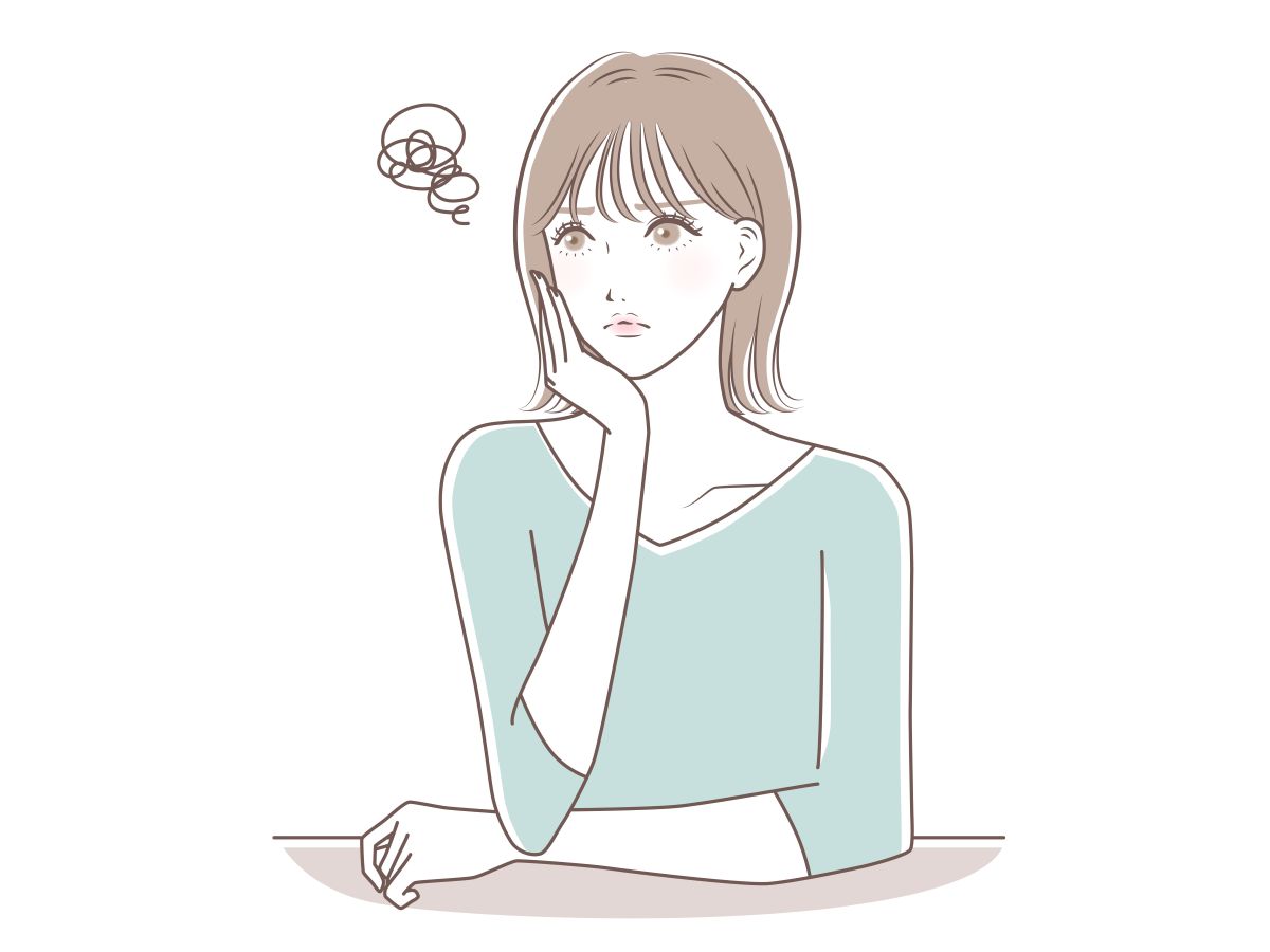 イライラしている気滞の女性