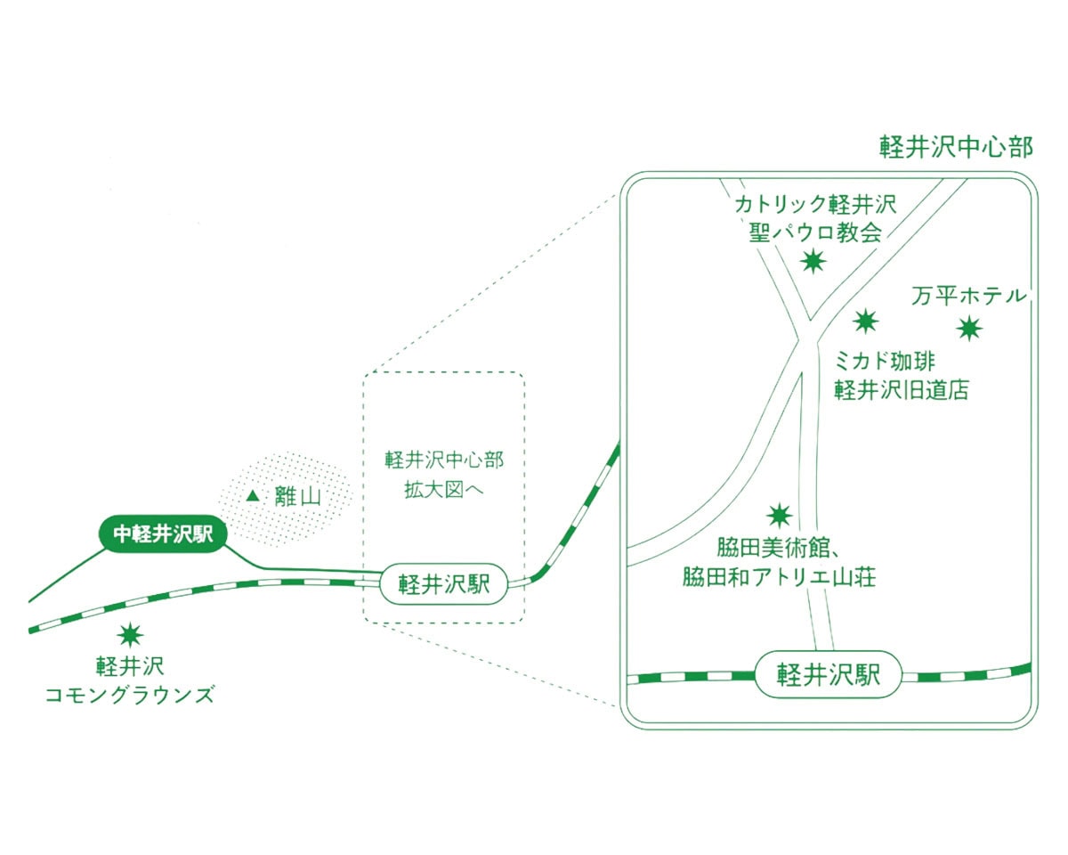 菊池亜希子さんが巡った軽井沢スポット