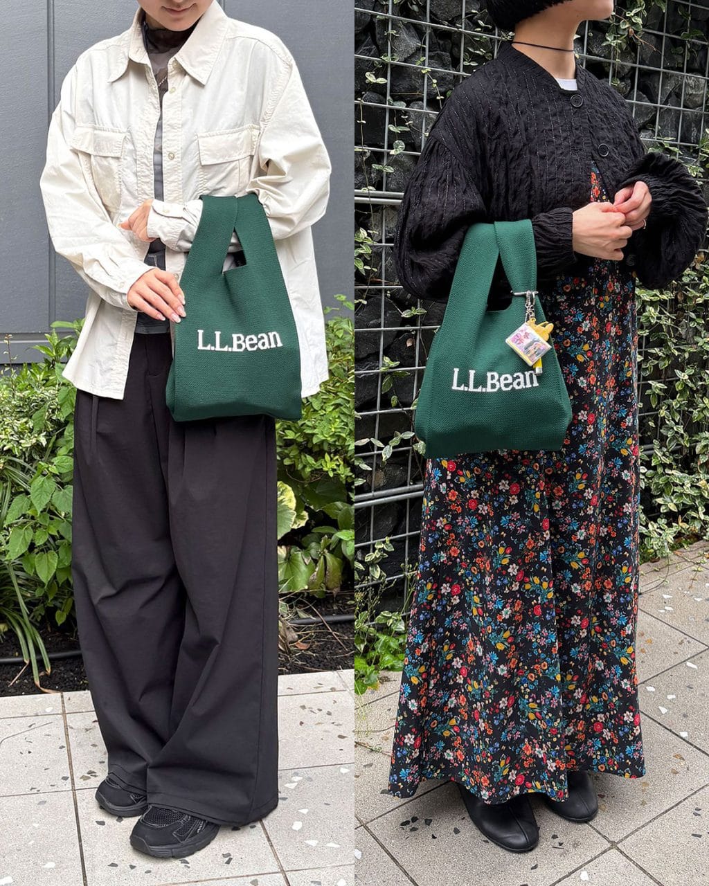【大人の秋コーデに大活躍】L.L.Beanの付録ニットバッグどう持つ？ リンネル編集部のバッグコーデスナップ5選