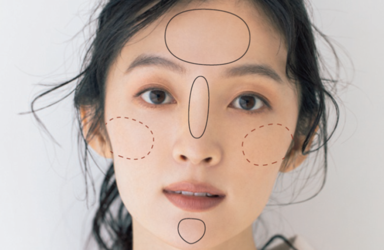 顔タイプ別・秋メイクのやり方 カラーと質感で秋感メイク フェミニン顔 メイクのやり方・ポイント