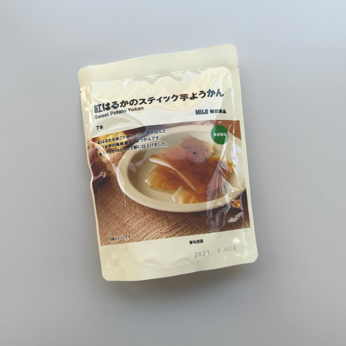 紅はるかのスティック芋ようかん、無印良品
