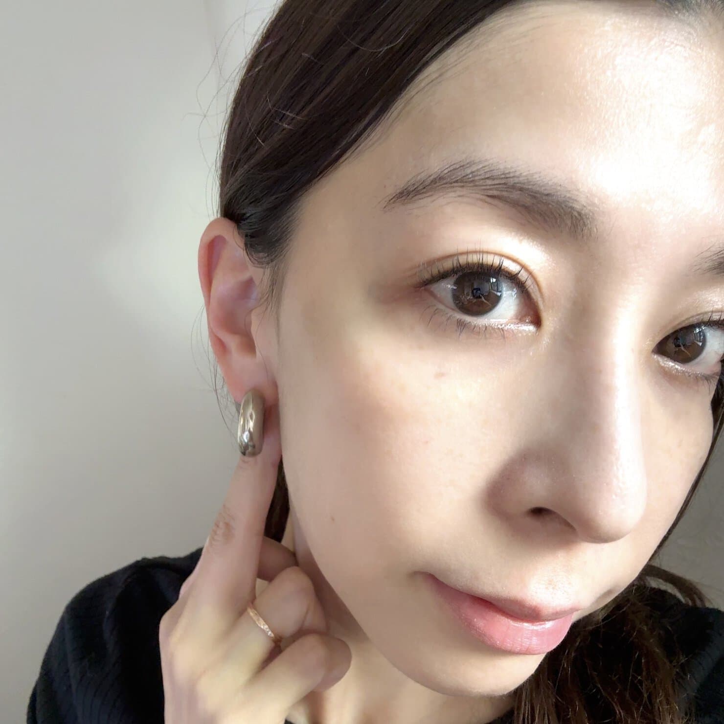 メイクアップベース塗布後