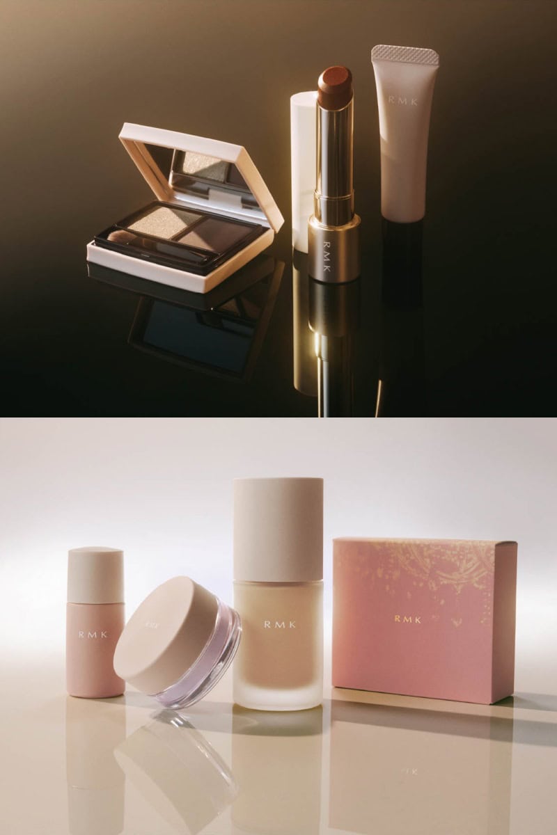 【美容エディターが自腹買いしたい！ クリスマスコフレ2026 #5】「RMK」はゴールデンアワーのきらめきをまとうメイクアップキットなど
