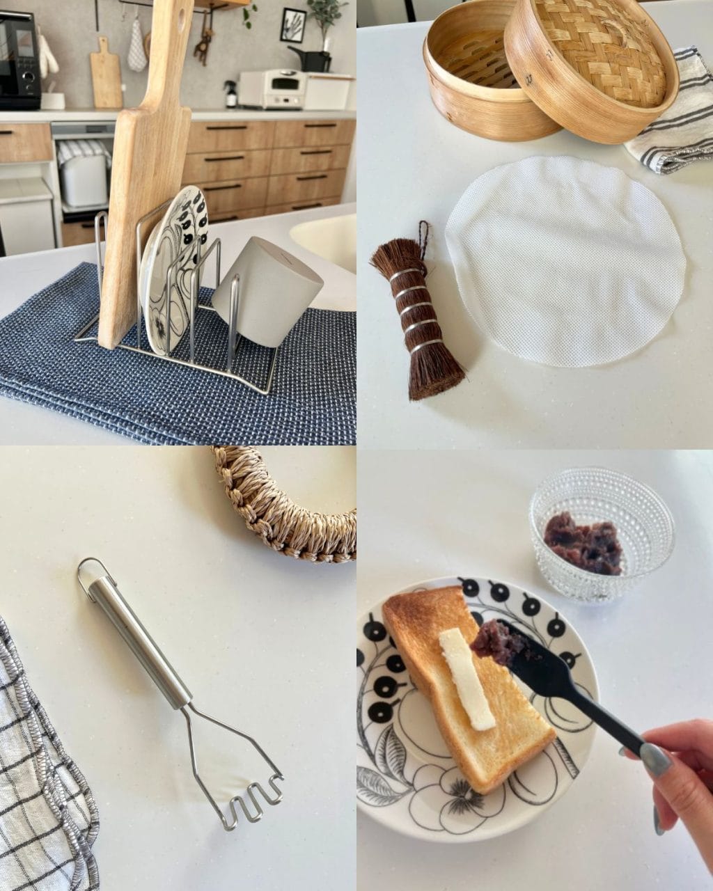無印良品で購入したキッチンアイテムと北欧風キッチン