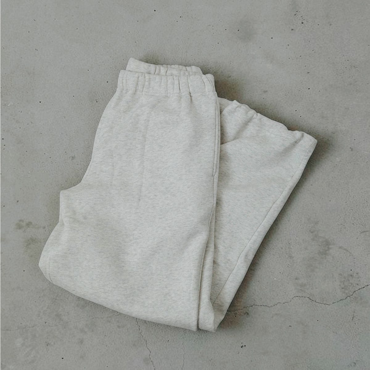 無印良品 裏起毛スウェットワイドパンツ